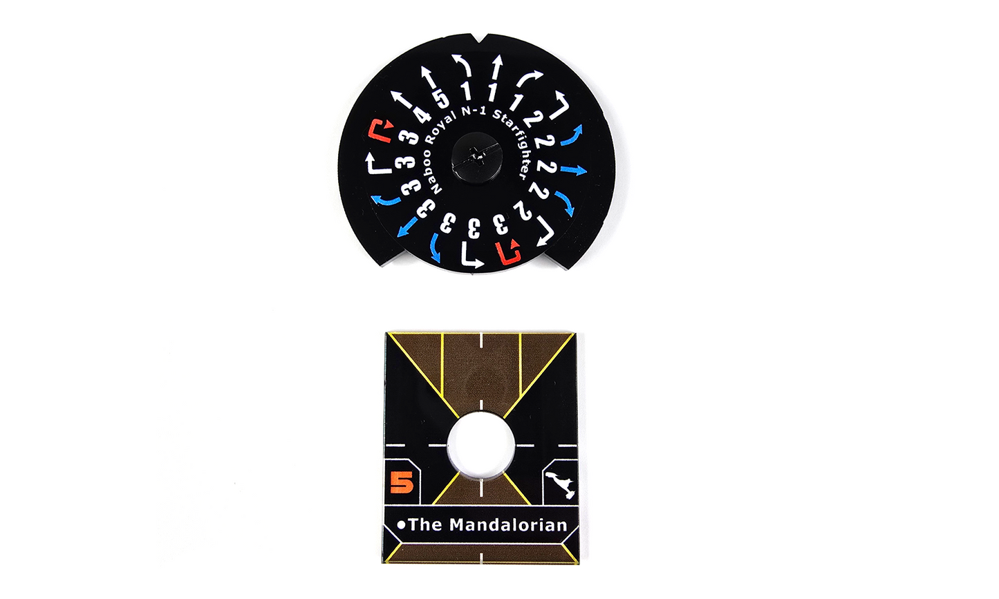 Full Dial and Base plates. Mando - Naboo Royal N-1 Starfighter