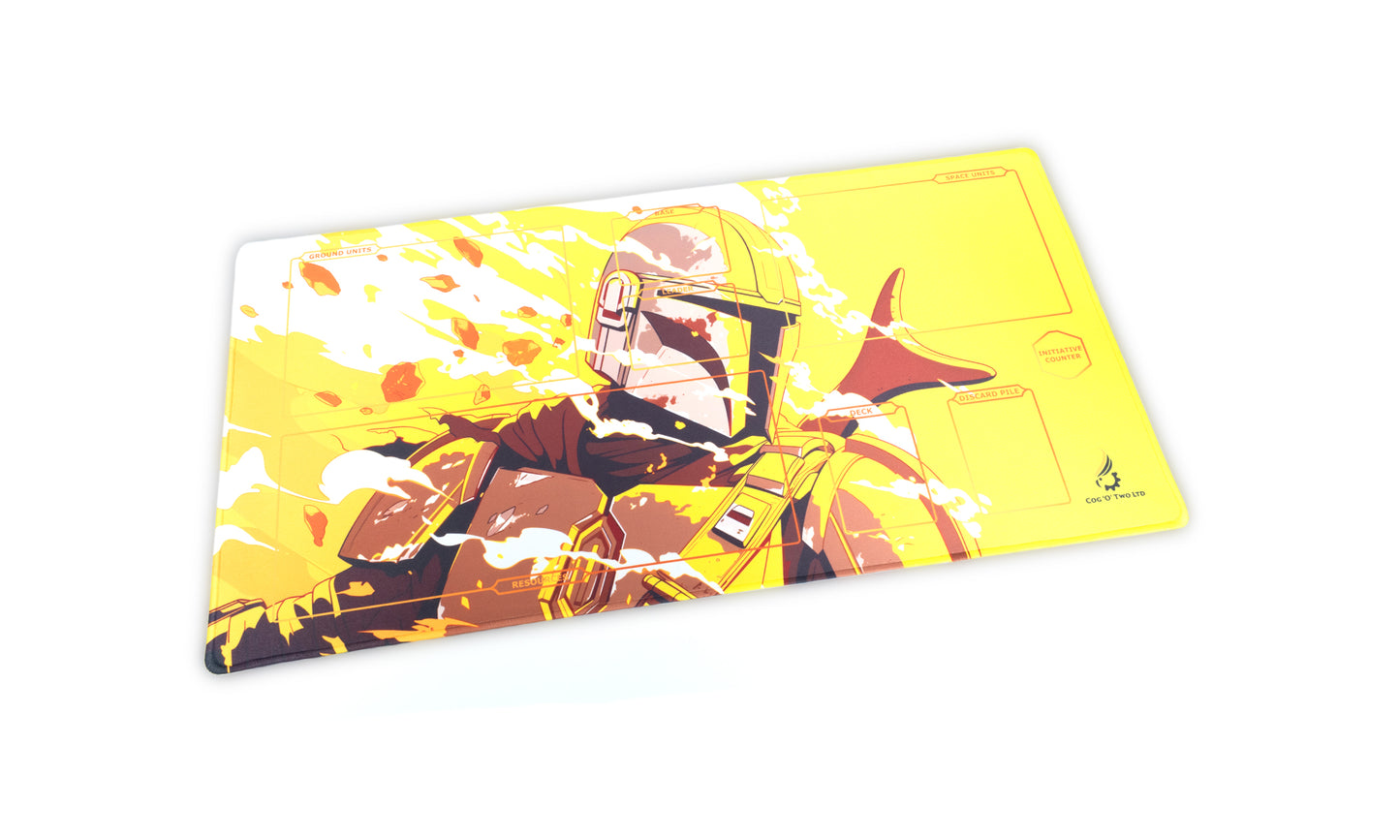 Star Wars Unlimited TCG Playmat - Mando - With or Without Zones