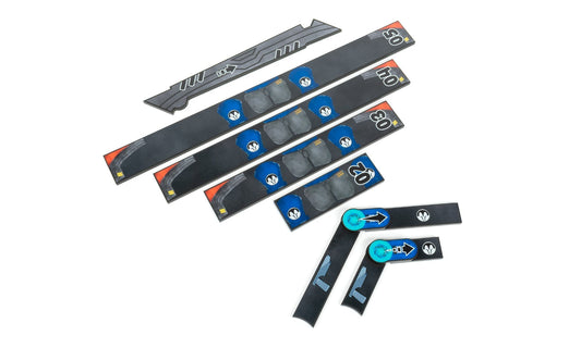 Shatterpoint Compatible Ruler Set. Character Designs