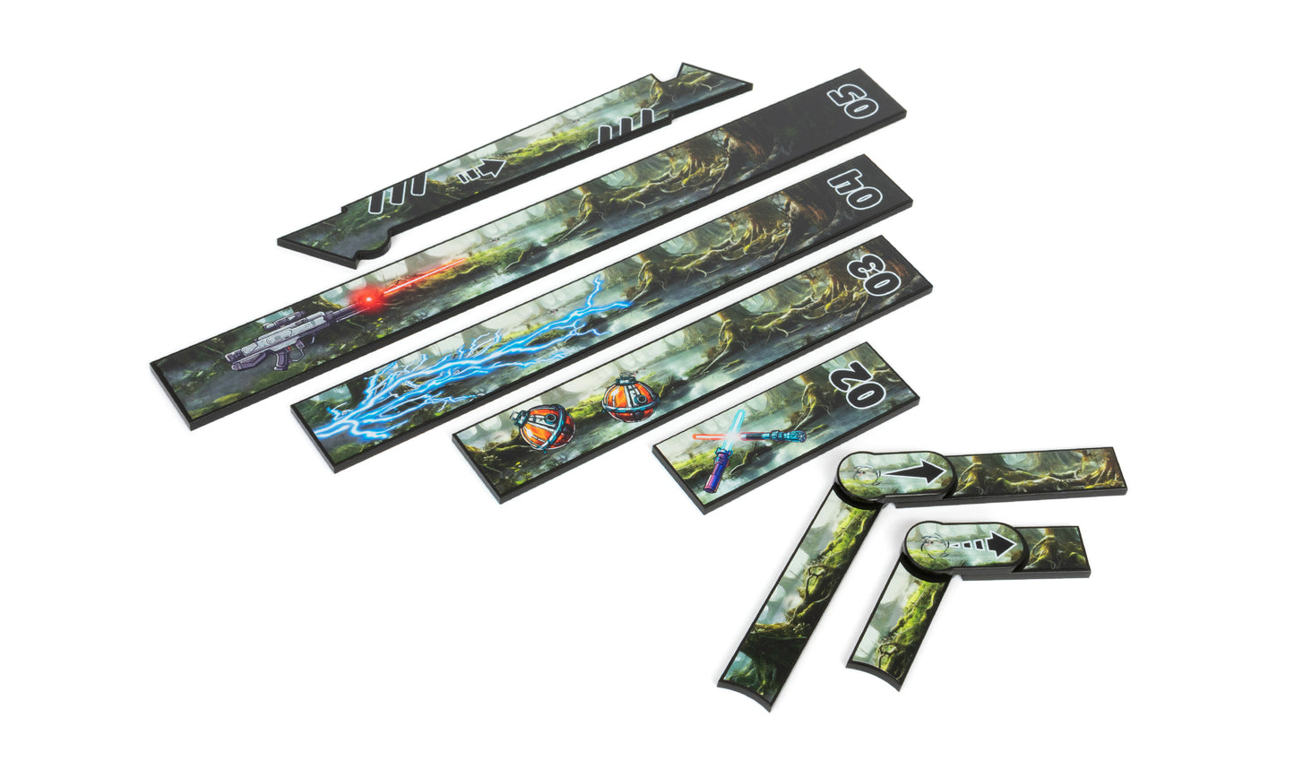 Shatterpoint Compatible Ruler Set. Dagobah Design