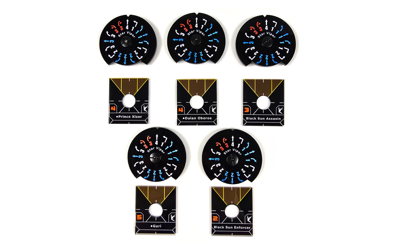 Full Dial and Base plates. Star Viper Pilots.