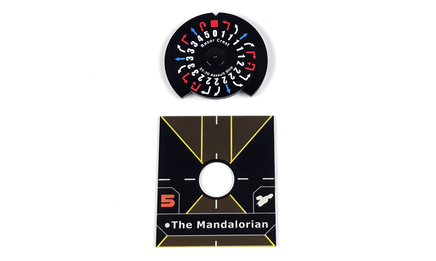 Full Dial and Base plates. Mando - Razor Crest ST-70 Assault