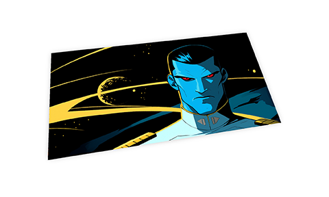 Star Wars Unlimited TCG Playmat - Thrawn - With or Without Zones