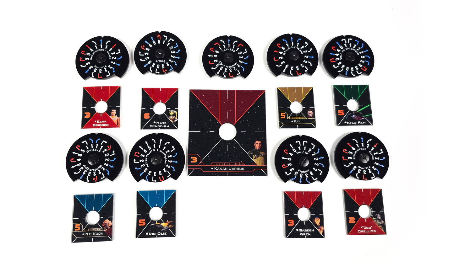 Worlds and Open Series Full Dials & Base Plates.