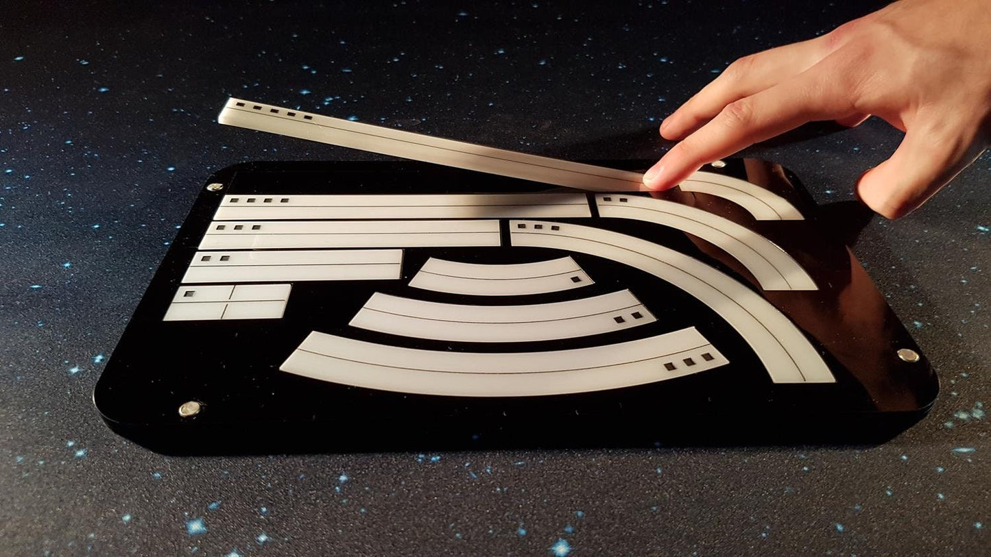 V2 Acrylic Colour Print Gaming Template Tray for Star Wars X-Wing