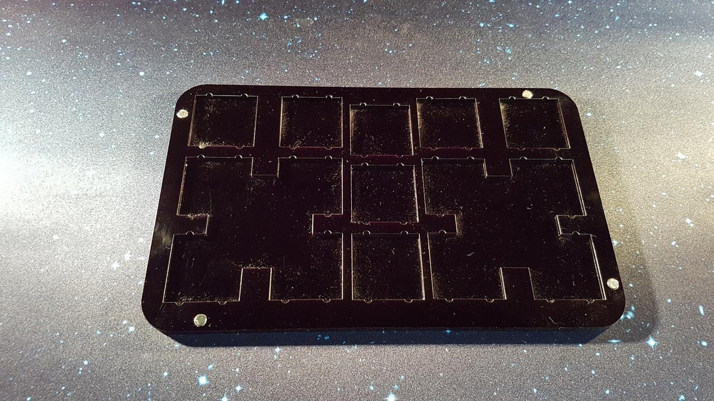 V2 Acrylic Gaming Ship Tray Layer-Layout B for Star Wars X-Wing