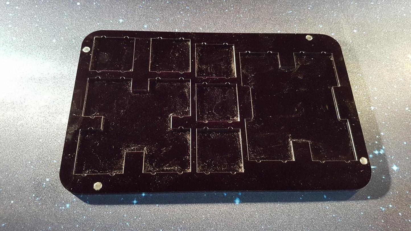 V2 Acrylic Gaming Ship Tray Layer-Layout C for Star Wars X-Wing