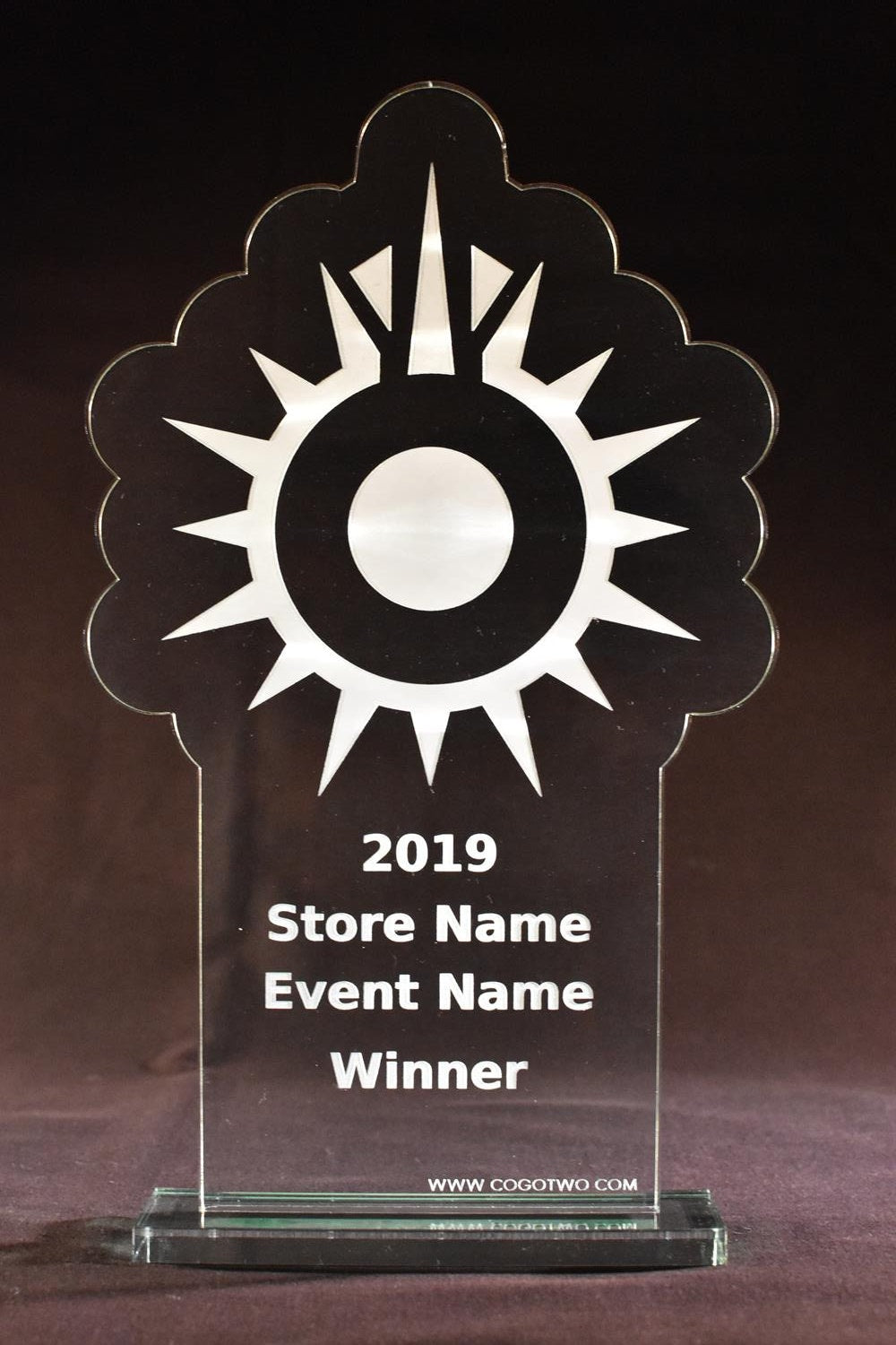 Black Sun Logo X-Wing Trophy