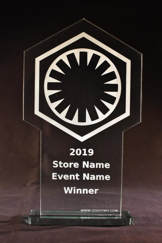 First Order Logo X-Wing Trophy