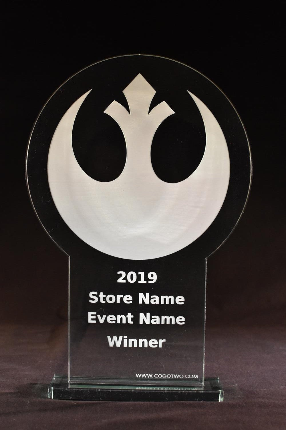 Rebel Logo X-Wing Trophy