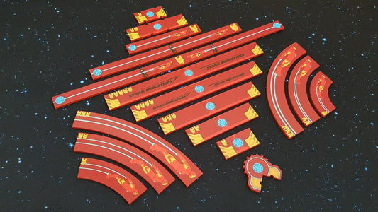 V2 Acrylic Printed Iron Man Templates *LIMITED EDITION* for Star Wars X-Wing (tray sold separately)