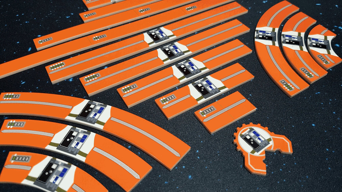 V2 Acrylic Printed X-Wing Pilot Templates *LIMITED EDITION* for Star Wars X-Wing