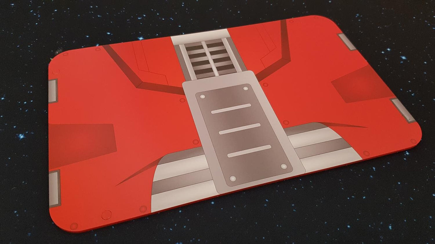 V2 Iron Man Tray. LIMITED EDITION. (templates sold separately) for Star Wars X-Wing.