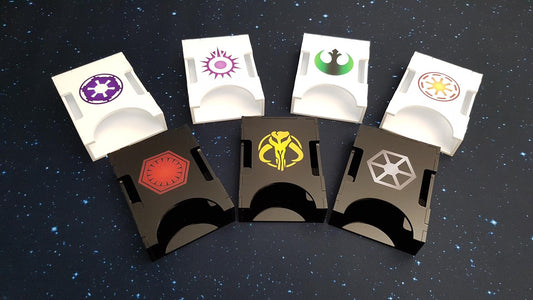 V2 Acrylic Colour Printed Promo Damage Deck Holder (Separatist Alliance) for Star Wars X-Wing