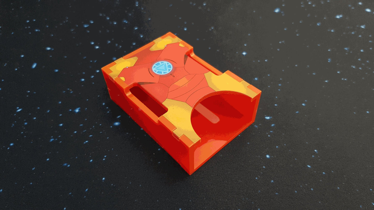 V2 Iron Man Colour Printed Damage Deck Holder *LIMITED EDITION* for Star Wars X-Wing