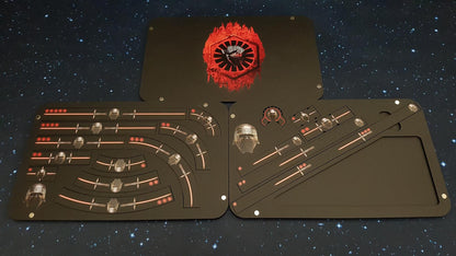 V2 Acrylic Colour Print Kylo Ren Gaming Template Tray *LIMITED EDITION* for Star Wars X-Wing