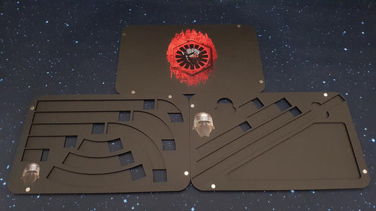 V2 Acrylic Colour Print Kylo Ren Gaming Template Tray *LIMITED EDITION* for Star Wars X-Wing