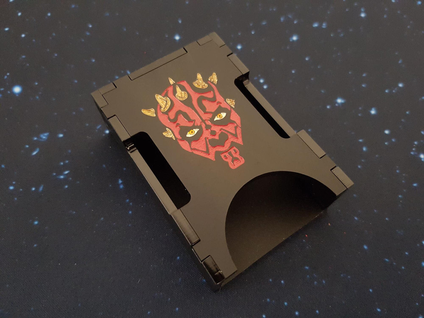 V2 Black Matt Acrylic Colour Printed and Engraved Darth Maul Collection *LIMITED EDITION 2* for Star Wars X-Wing