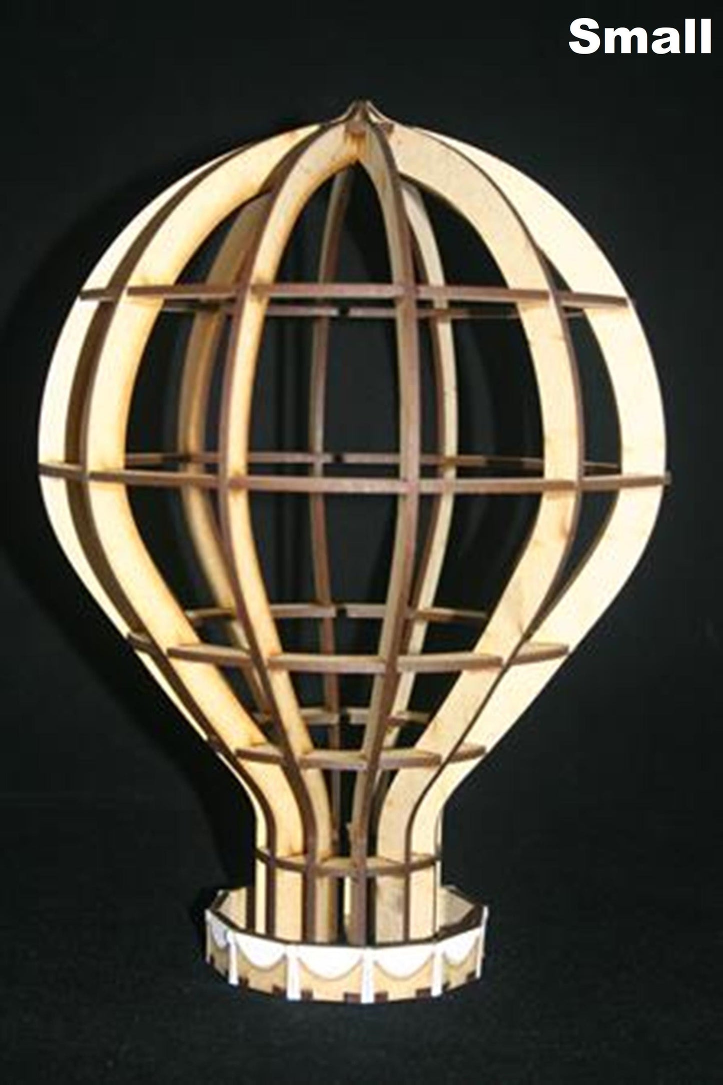 Laser Cut MDF Hot Air Balloon Model Kit. Various Sizes Available. Steampunk. Hat Embellishment. Decoration.