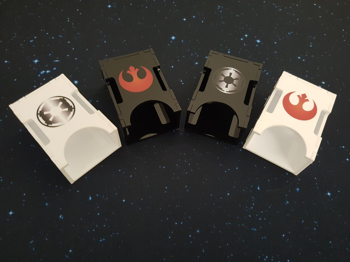 Acrylic Colour Printed Gaming Damage Deck Holders for Star Wars Armada