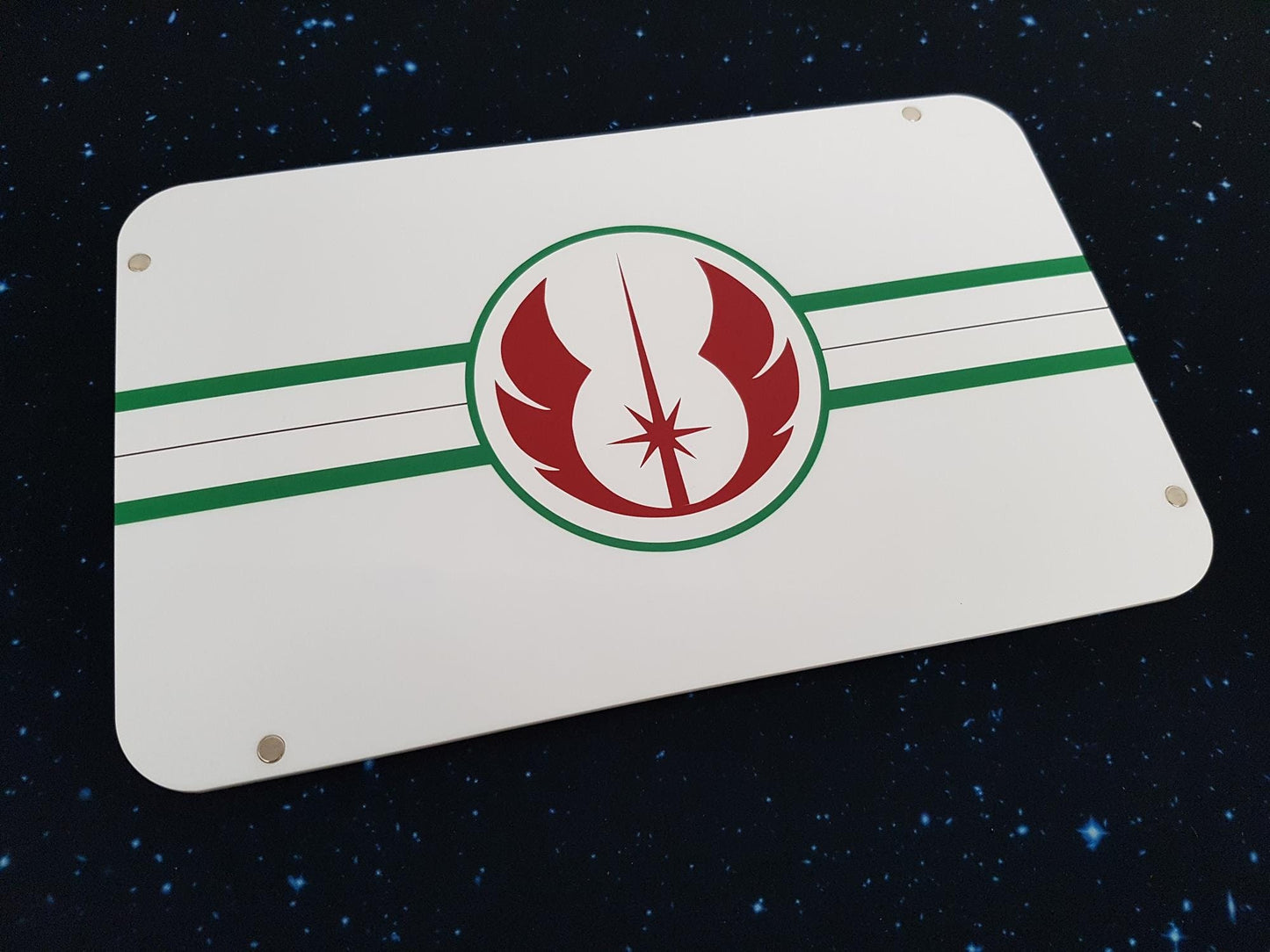 V2 White Acrylic Colour Printed Jedi Collection for Star Wars X-Wing