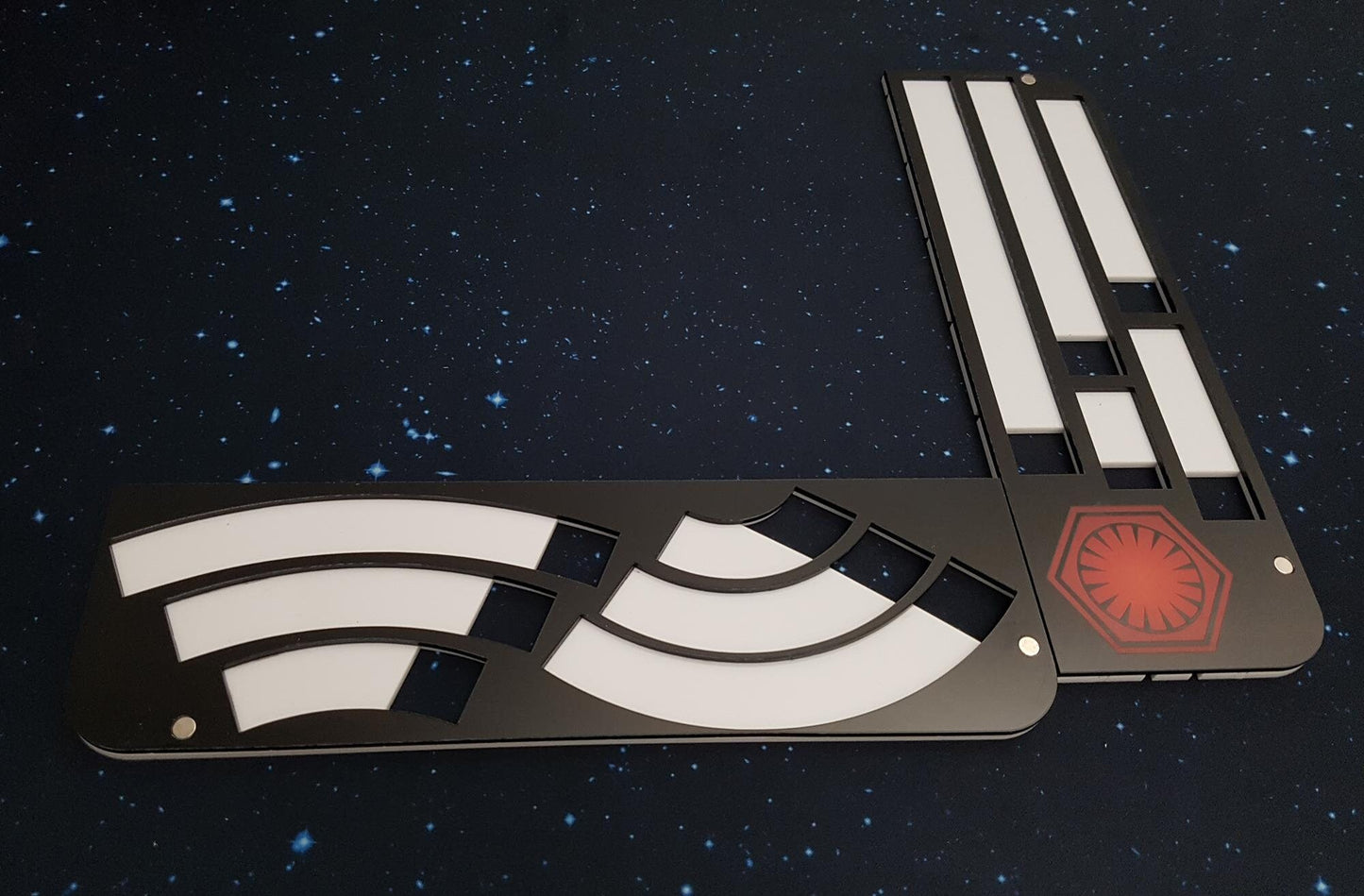 V2 Acrylic Colour Print Split Gaming Movement Tray Only for Star Wars X-Wing