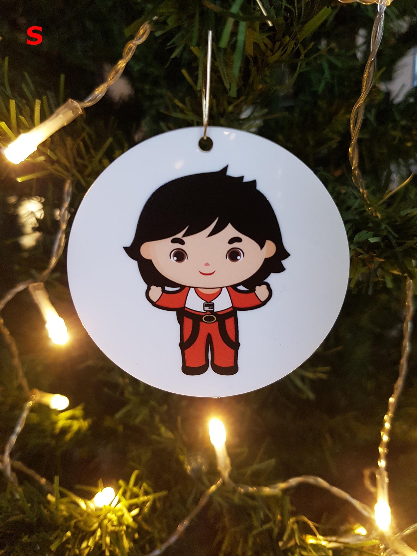 Christmas Decorations Star Wars Inspired. White Acrylic, Various Designs. Laser Cut.