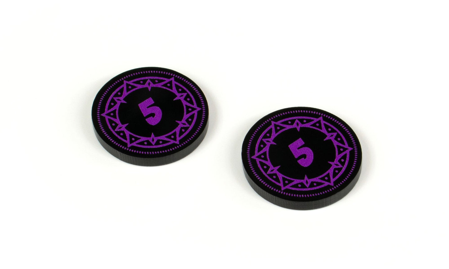 Arcane Damage Tokens 5/10 (Double Sided) for Flesh and Blood TCG