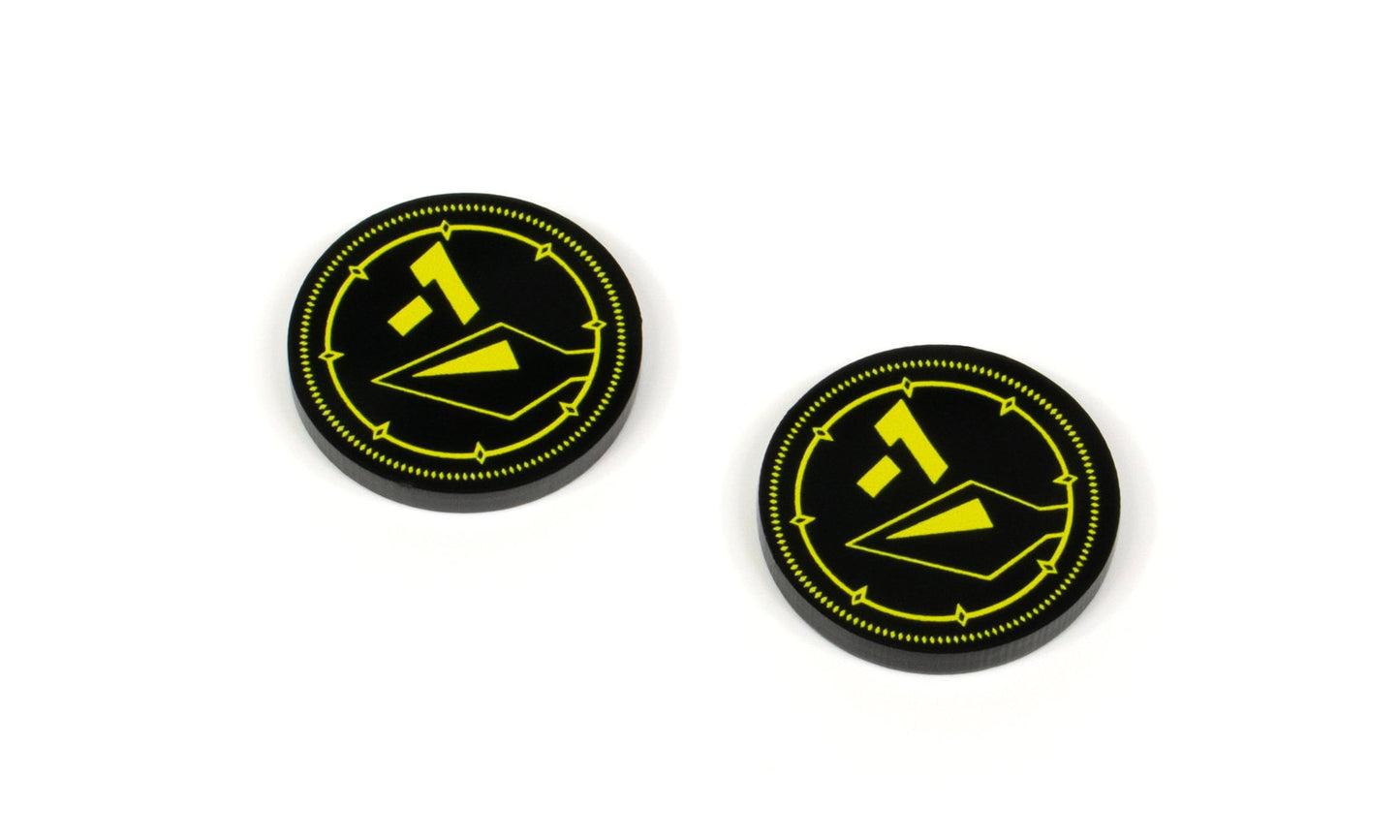 Damage Modifier Tokens -1/-2 (Double Sided) for Flesh and Blood TCG