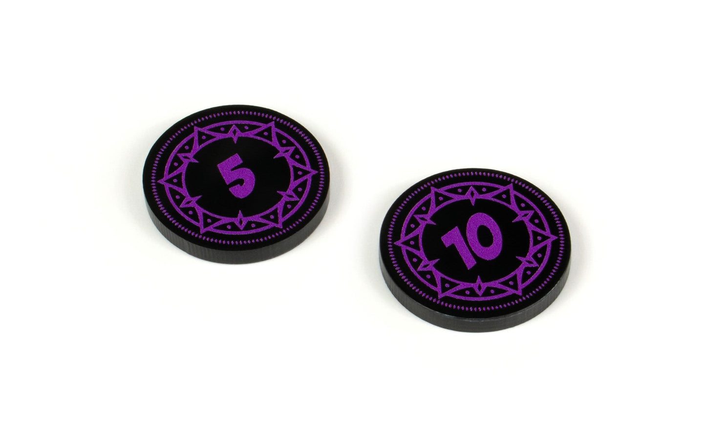 Arcane Damage Tokens 5/10 (Double Sided) for Flesh and Blood TCG