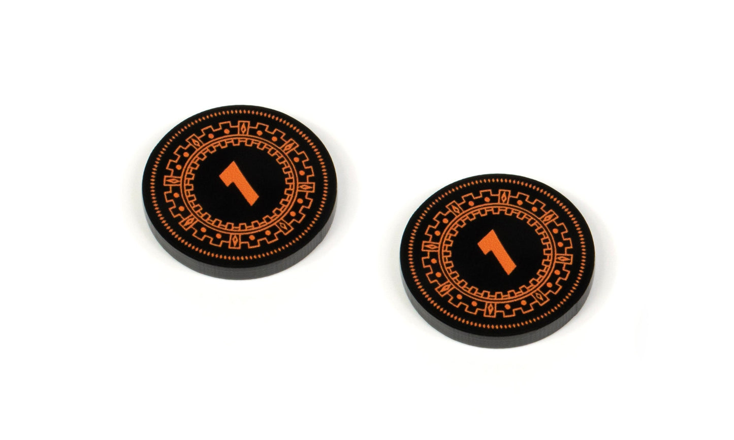 Steam Counter Tokens 1/2 (Double Sided) for Flesh and Blood TCG