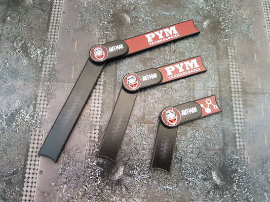 Movement Ruler Set - Character Theme (A-E)