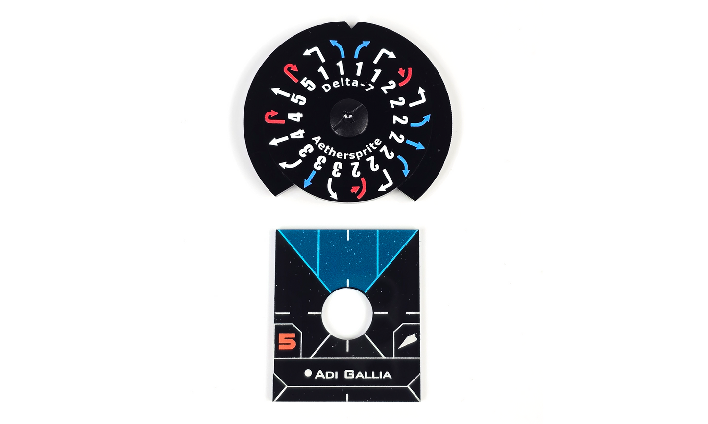 Full Dial and Base plates. Ada Gallia Dial and Ship Base Plate.