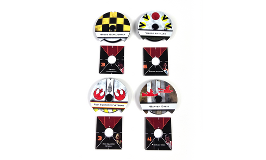 Full Dial and Base plates. X-Wing Pilots