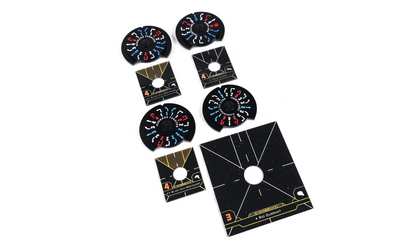 X2PO Scum Dials, Base Plates and Cards.