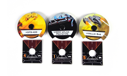 X2PO Separatists Dials, Base Plates and Cards.