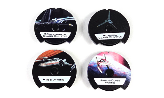 Full Dial. Sheathipede Class Shuttle/Lambda Class Shuttle/T65 X-Wing/Nimbus Class V-Wing