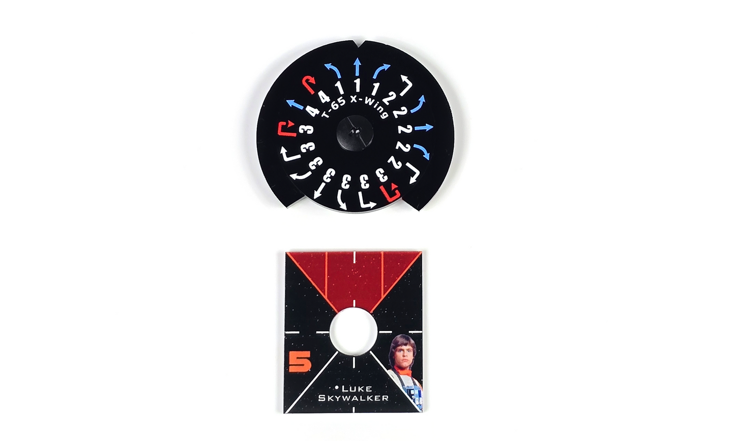Full Dial and Base plates. Luke Skywalker Dial and Ship Base Plate.