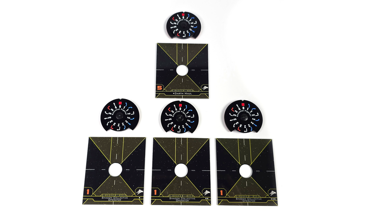 Full Dial and Base plates. Maul and Shadow Collective