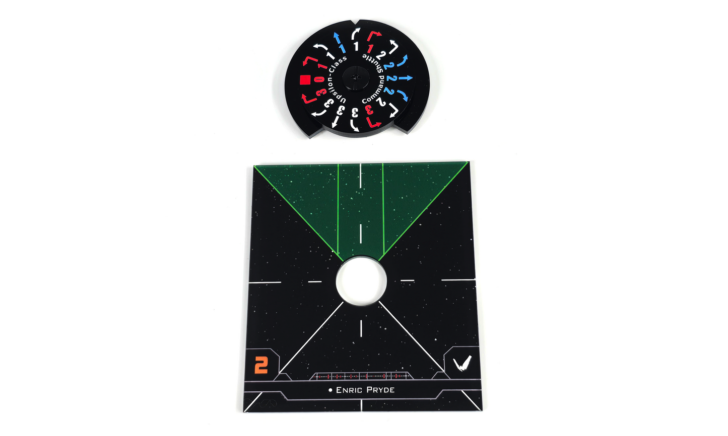 X2PO First Order Dials, Base Plates and Cards.