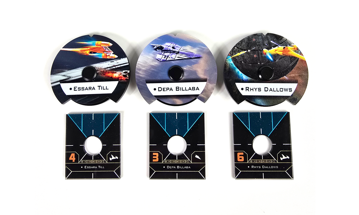 X2PO Galactic Republic Dials, Base Plates and Cards.