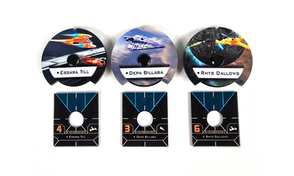 X2PO Galactic Republic Dials, Base Plates and Cards.