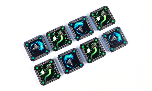 V2 Acrylic Colour Printed Evade/Cloak Tokens (Double Sided) for Star Wars X-Wing. New Range