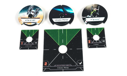 X2PO First Order Dials, Base Plates and Cards.