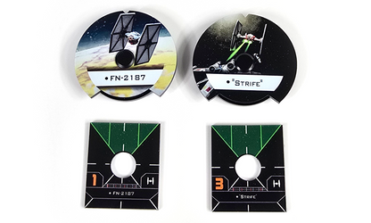 X2PO First Order Dials, Base Plates and Cards.