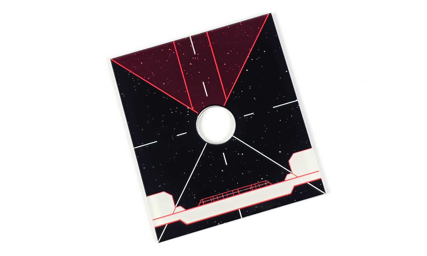 Generic Large Ship Base plates. Blank Ship, Pilot and Ship Initiative. Green and Red