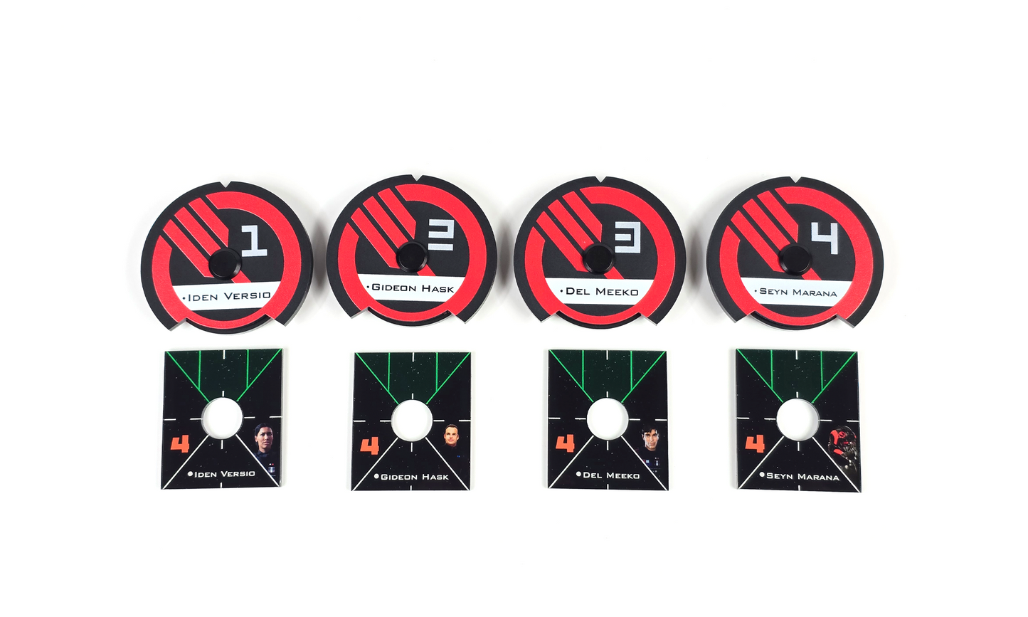 Full Dial and Base plates. Inferno Squadron Pilots
