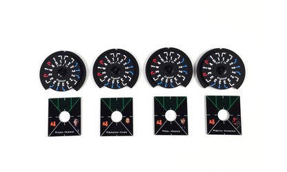 Full Dial and Base plates. Inferno Squadron Pilots