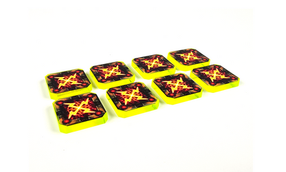 V2 Acrylic Colour Printed Gaming ION Tokens for Star Wars X-Wing. New Range