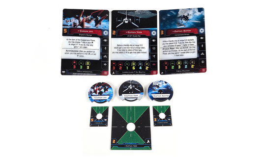 X2PO Imperial Dials, Base Plates and Cards.